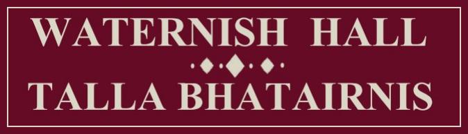 Waternish Hall logo
