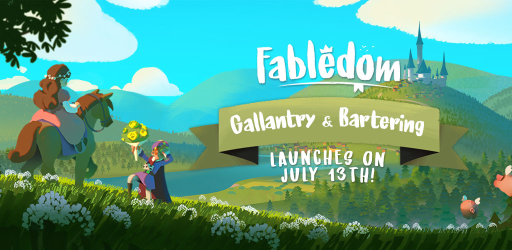 Fabledom, el constructor de ciudades de reinos de cuento de hadas, recibirá el próximo día 13 la nueva actualización gratuita Galantería y Comercio