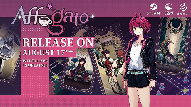Affogato: el RPG estratégico de anime y magia saldrá a la venta el 17 de agosto en Steam