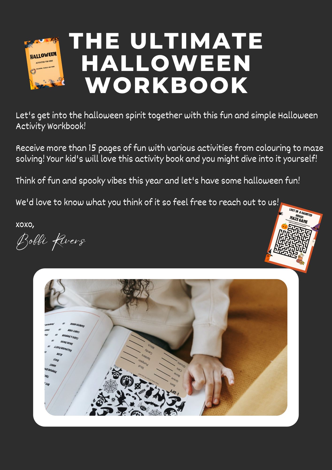 Halloween Activity Worksheets for Kids