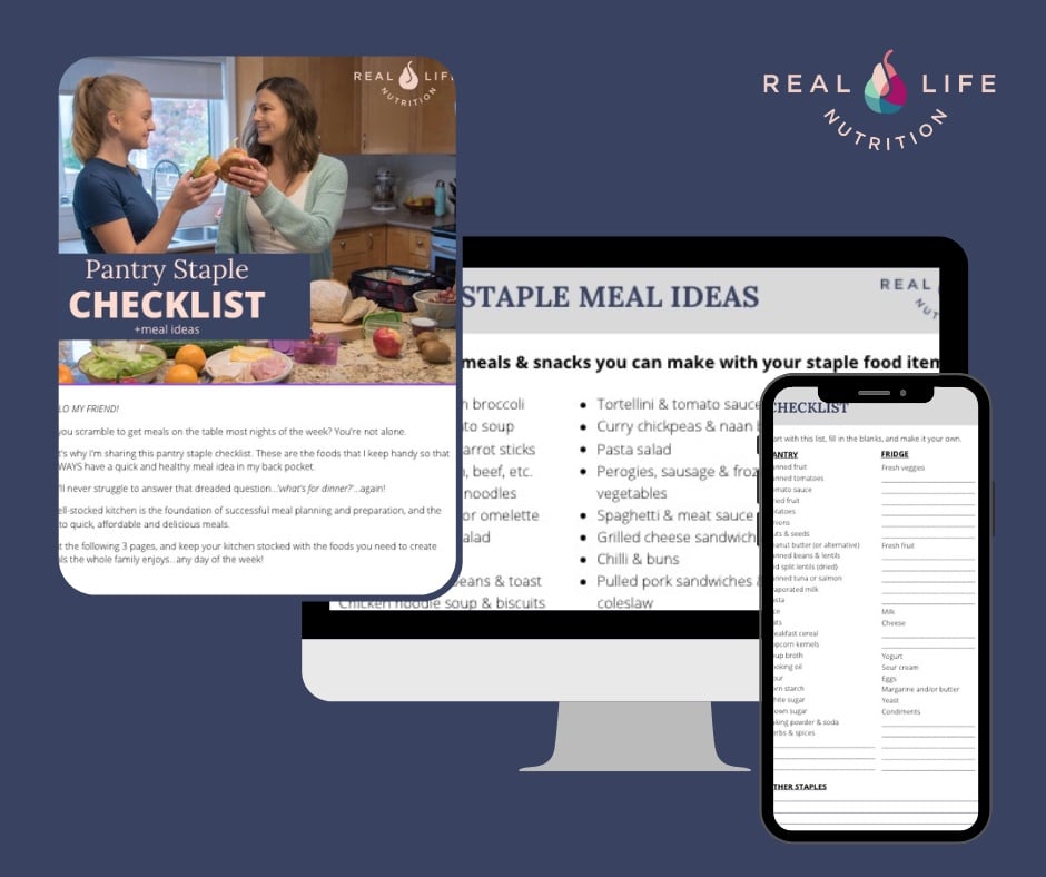 FREE Pantry Staple Checklist