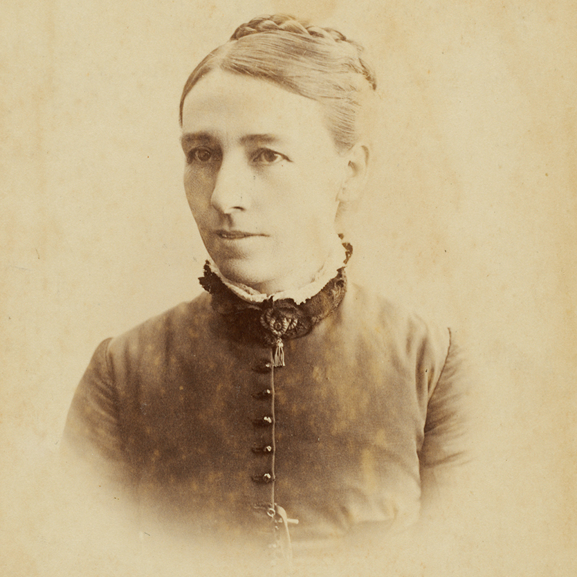 Sepia portrait of Maybanke Anderson