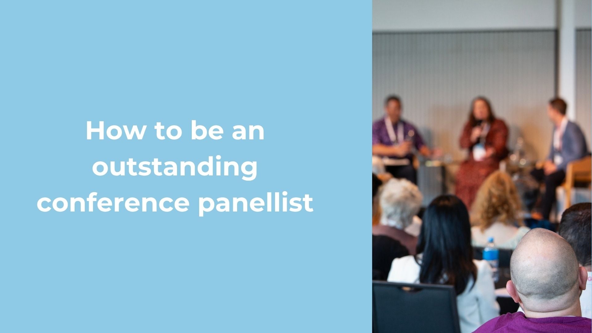 So you're going to be a panellist...?