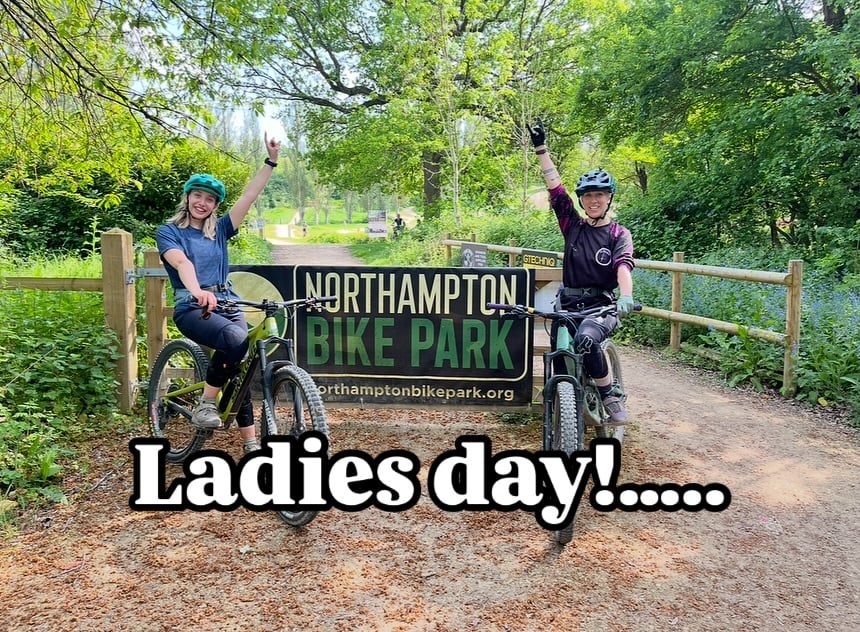 women on bench in mtb prk