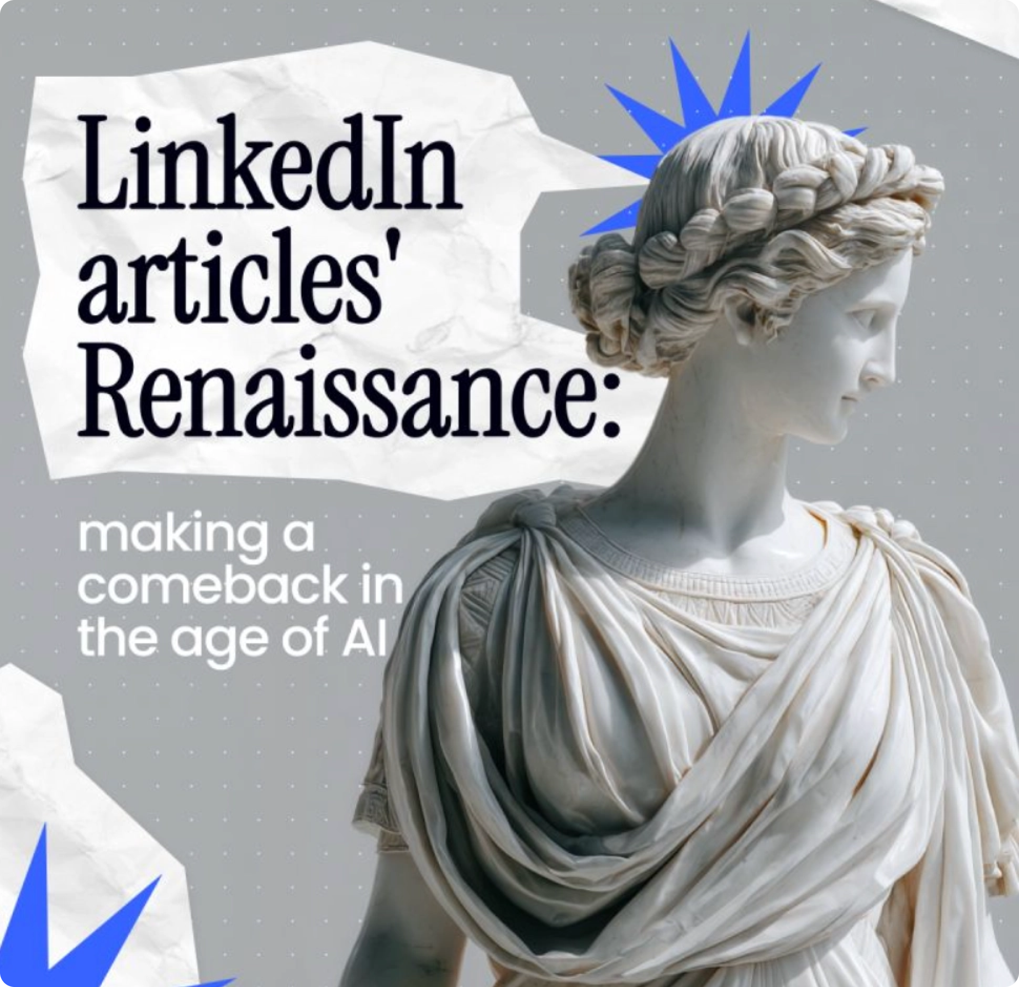 Visual explaining why LinkedIn Articles are trusted by AI systems