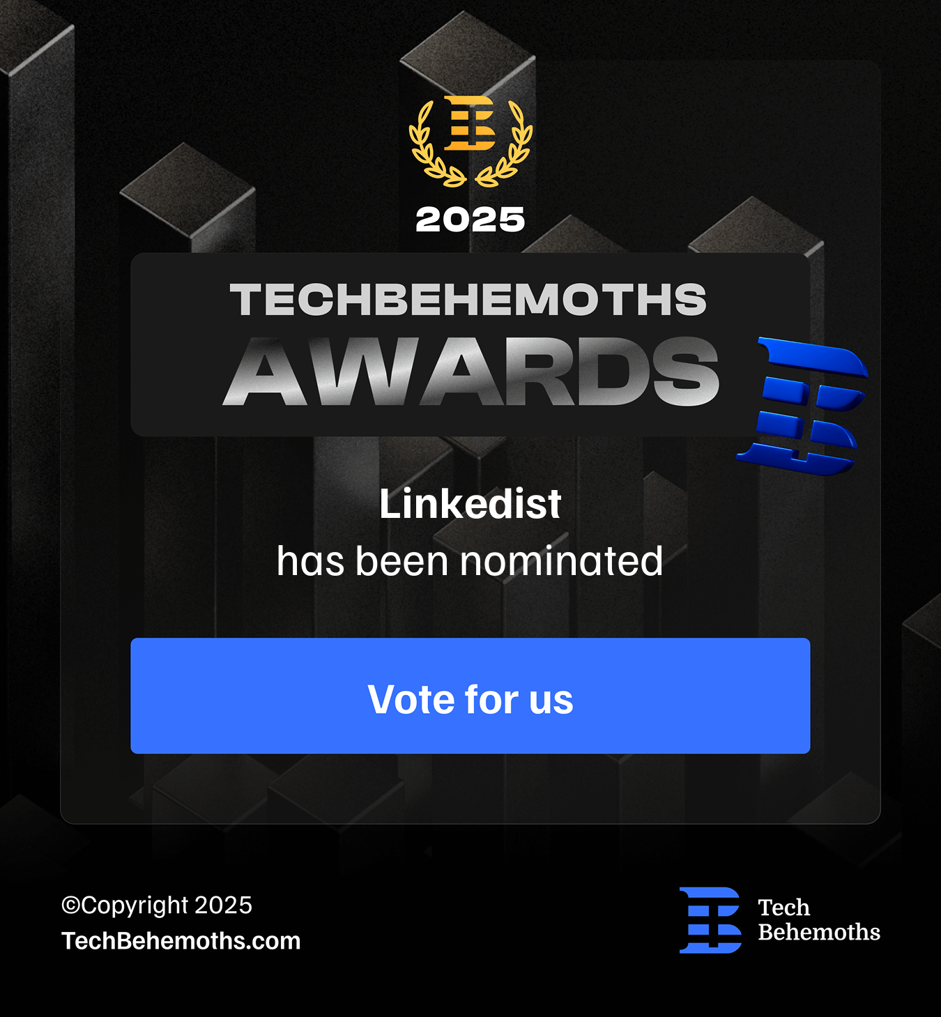 TechBehemoths Awards 2025 nomination