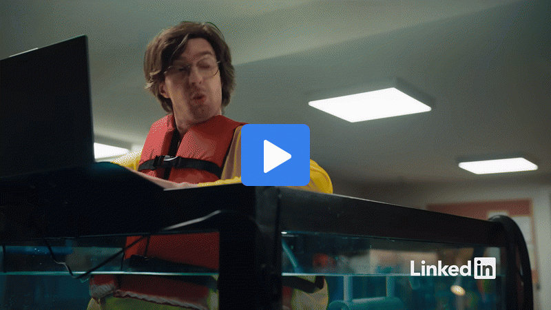 LinkedIn Premium campaign video preview