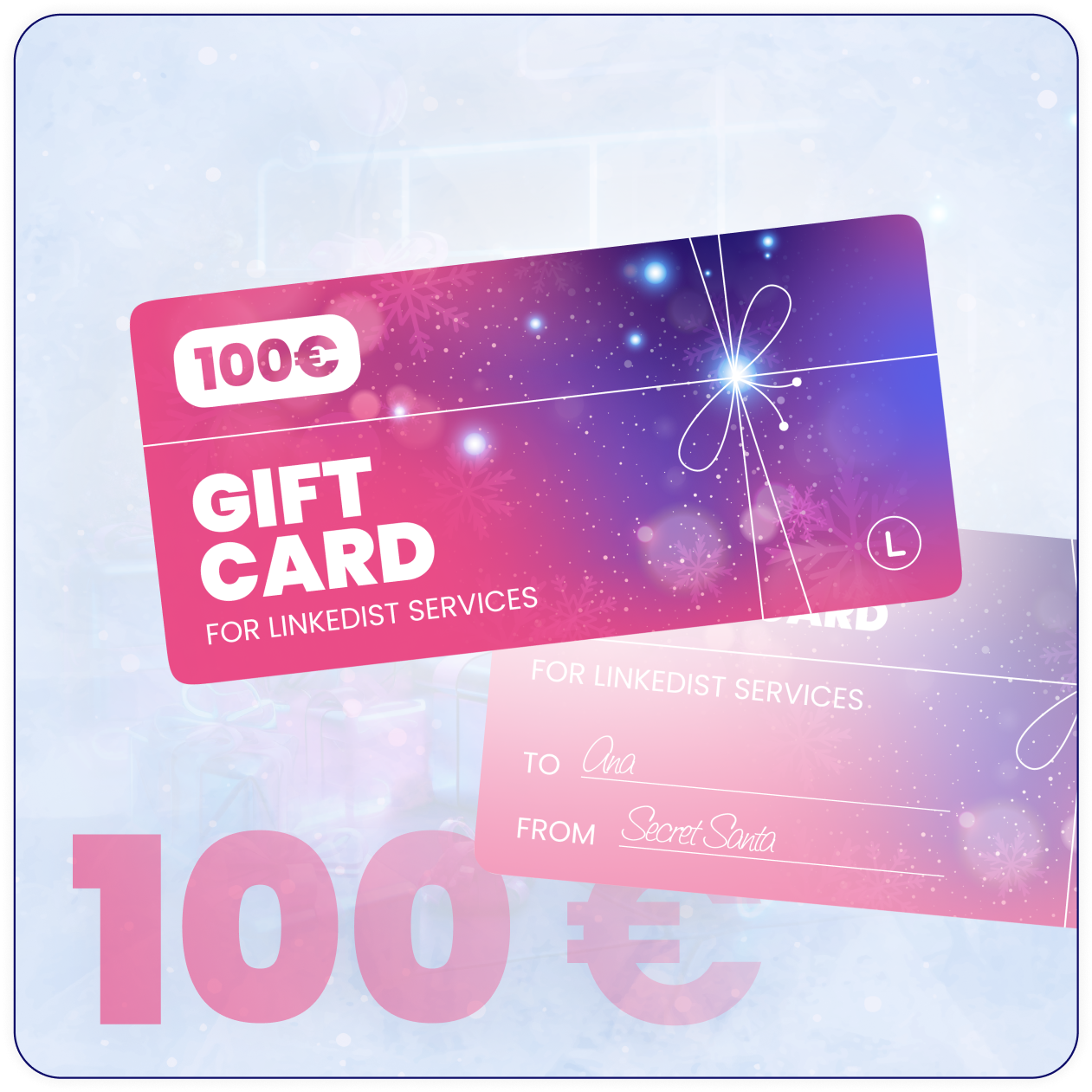 Gift card 100 euros
