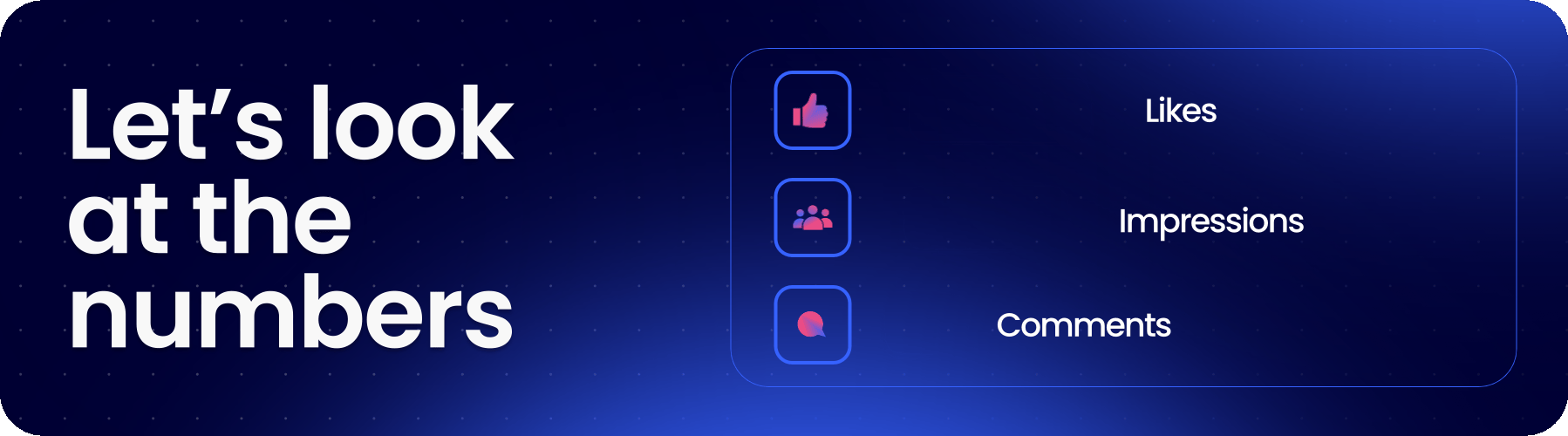 Animated post result
