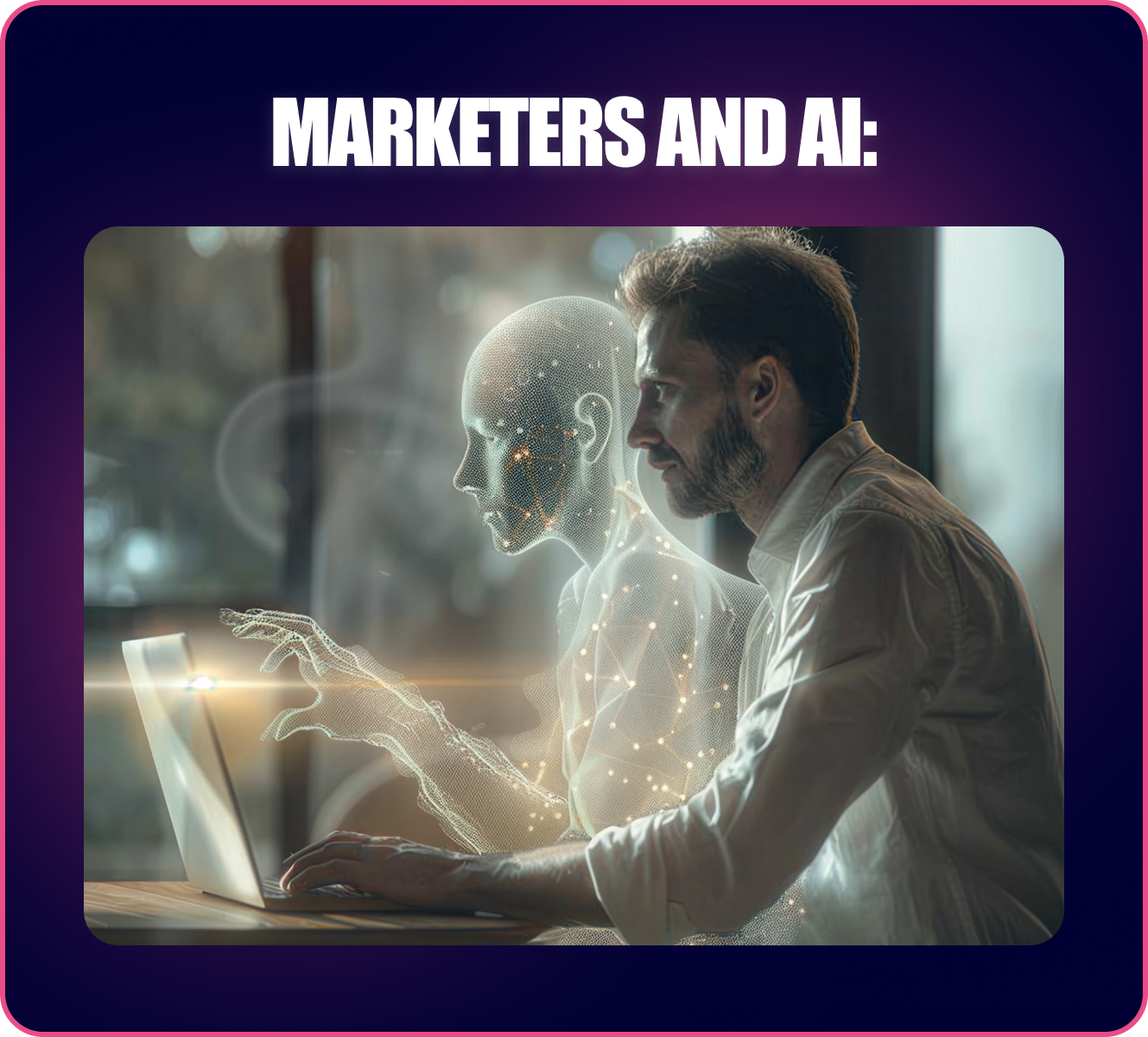 AI marketing illustration