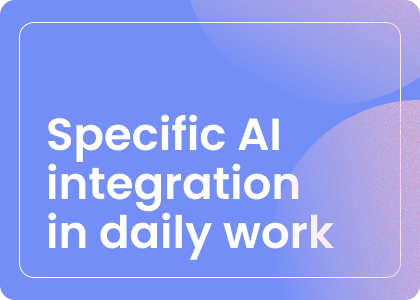 Content theme visual about concrete AI use cases