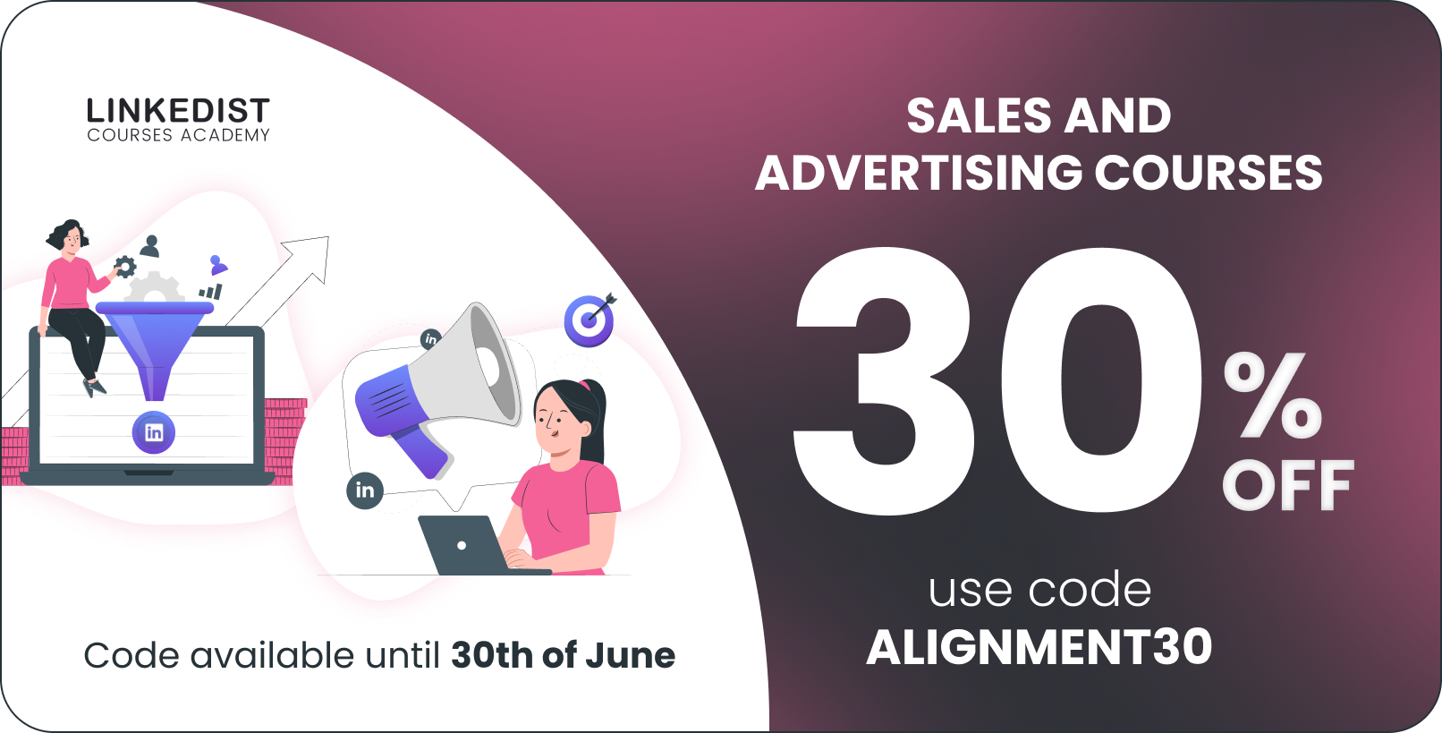 Sales and Advertising Courses Promo