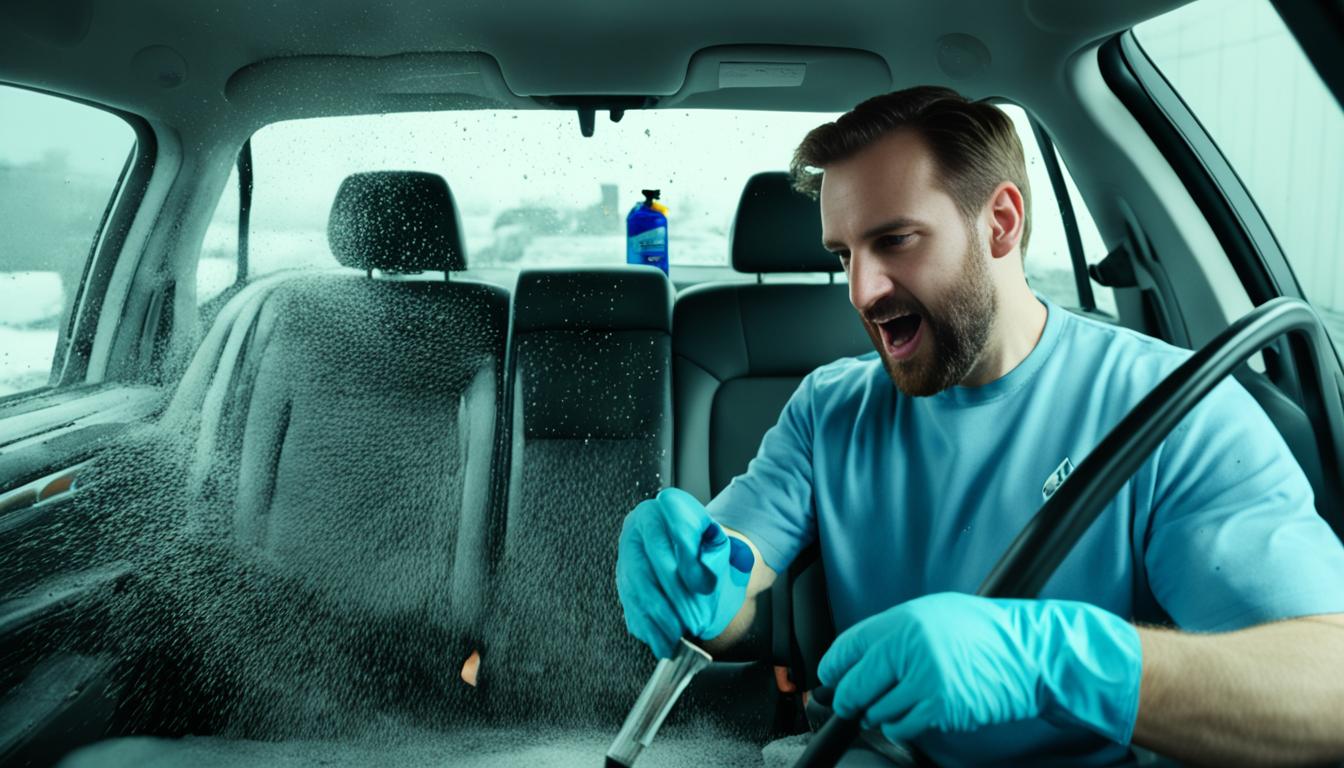 Post-Vomit Cleanup: Sanitizing Your Car Interior