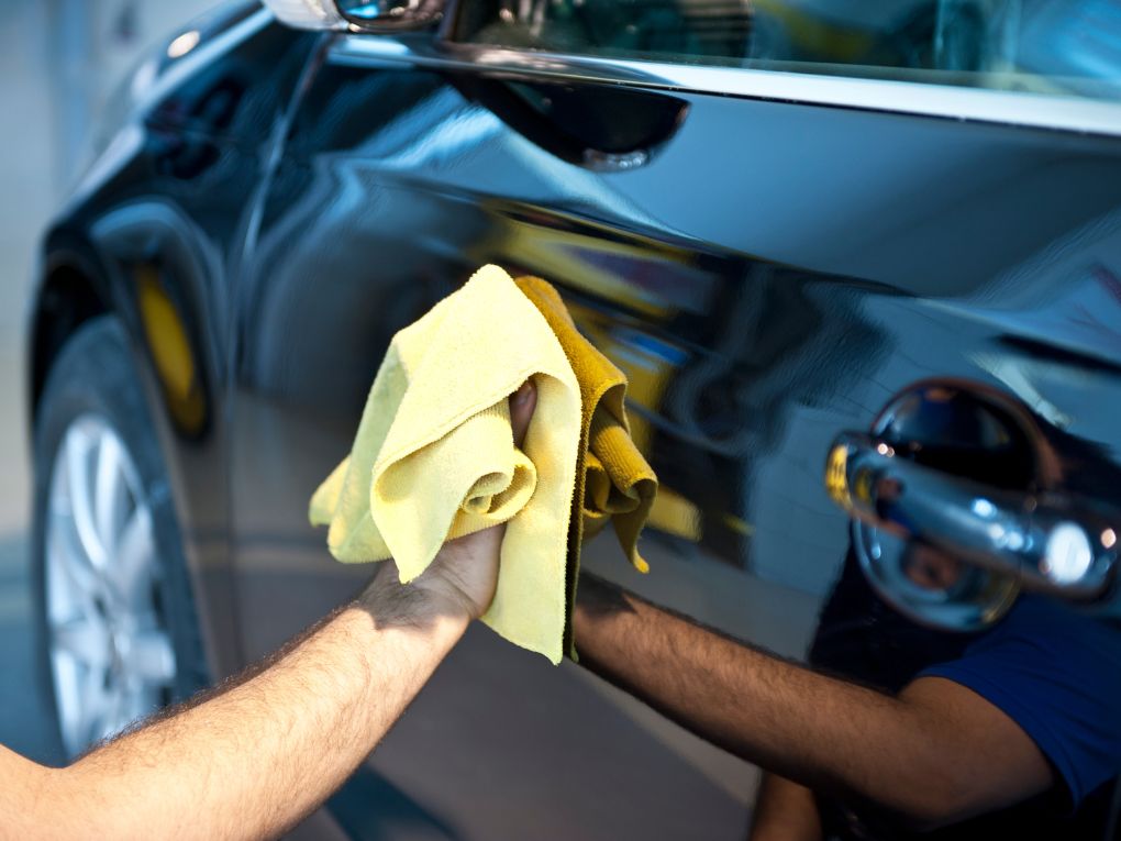 Top Choice Exterior Detailing Excellence - A car's outer beauty enhanced with our expert detailing, featuring a deep gloss and meticulous finish.