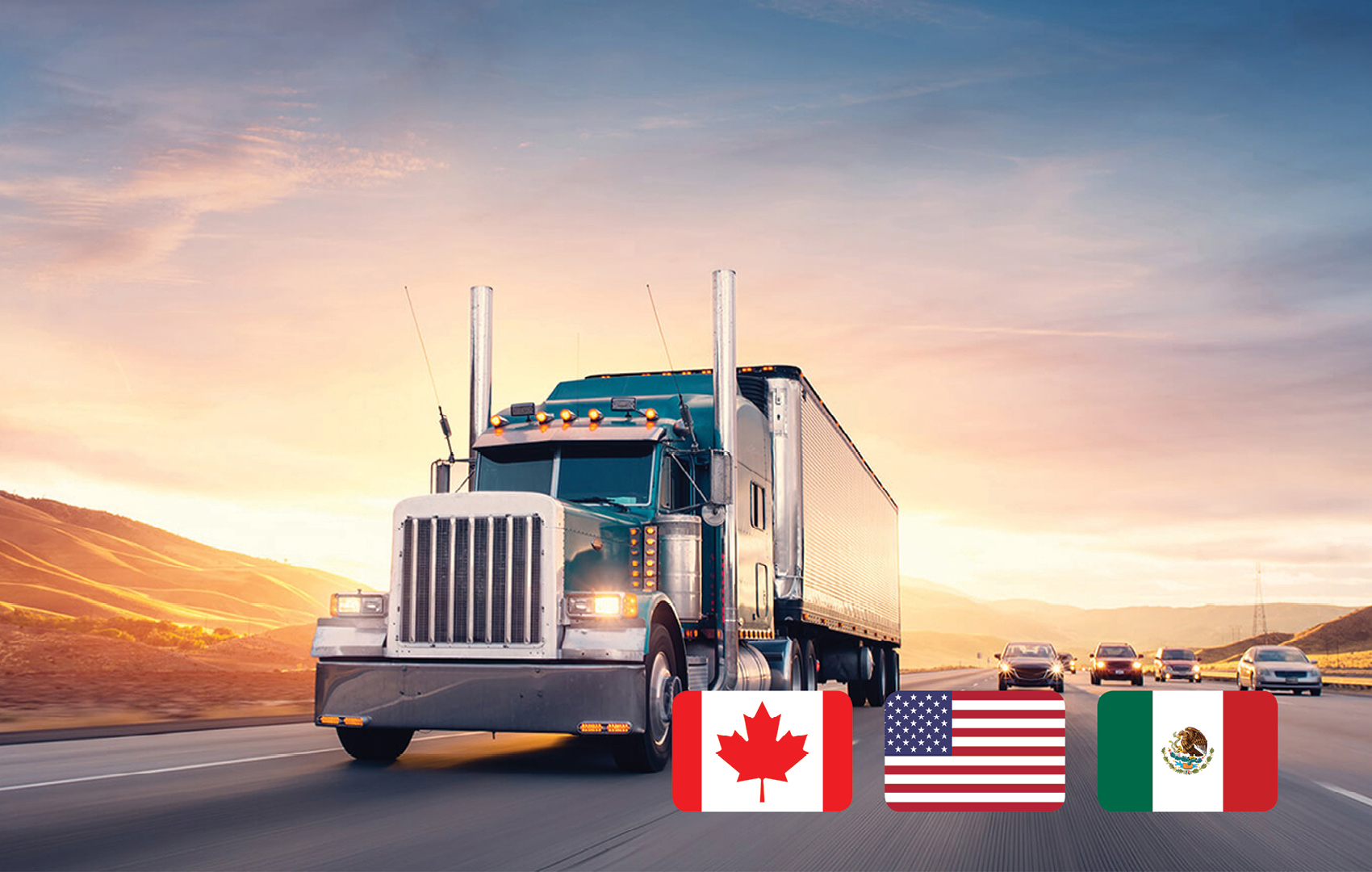 Trucks Hauled Majority of $1.57 Trillion In Trade Across Borders In 2023