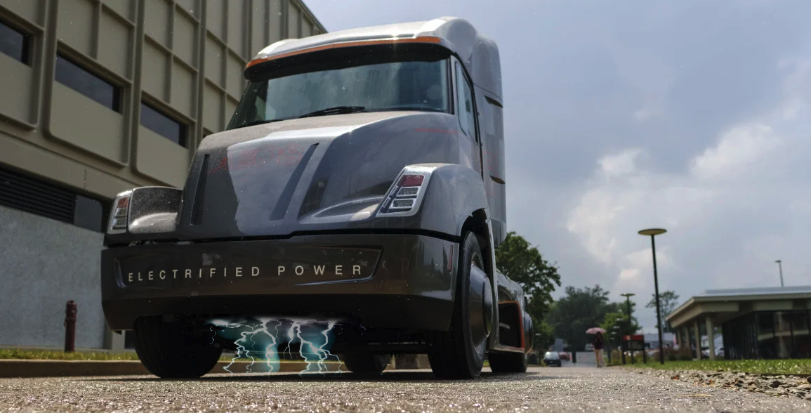 Partnership For In-Road, In-Motion Charging For Electric Semi Trucks