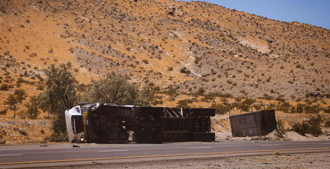 I-15 Shut Down After Semi Over-Turns