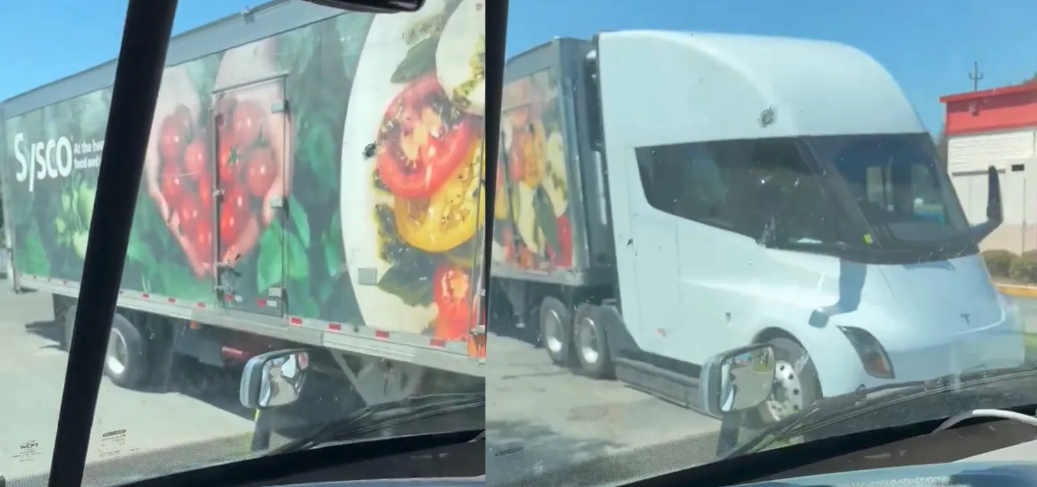 Tesla Semi Spotted Being Used By Another Customer