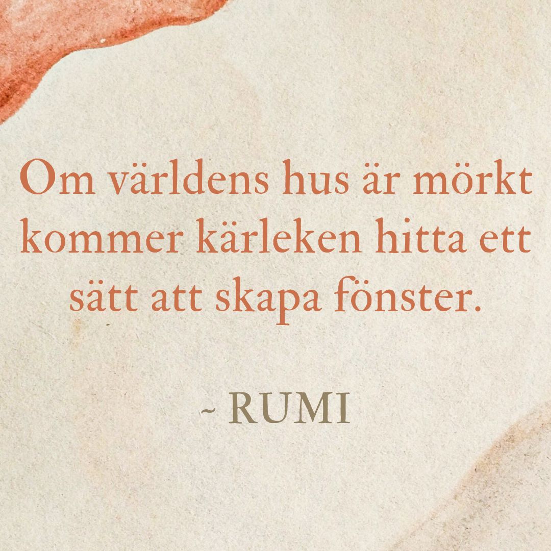 Introduktion till mystikern Rumi