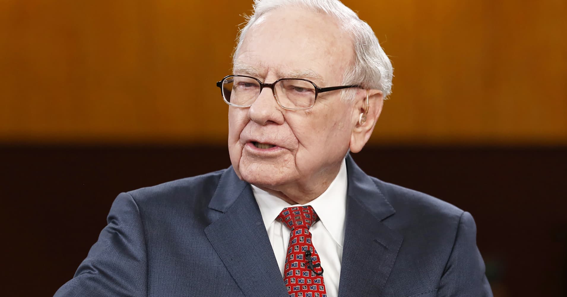 Warren Buffet speaking at conference