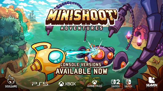 Fwd: 🐙Minishoot'  Adventures: The classic Zelda-inspired Top-Down Bullet-Hell Metroidvania is Out Now on Consoles