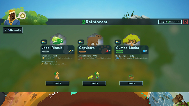Imagen de los biomas y civilizaciones en Reus 2