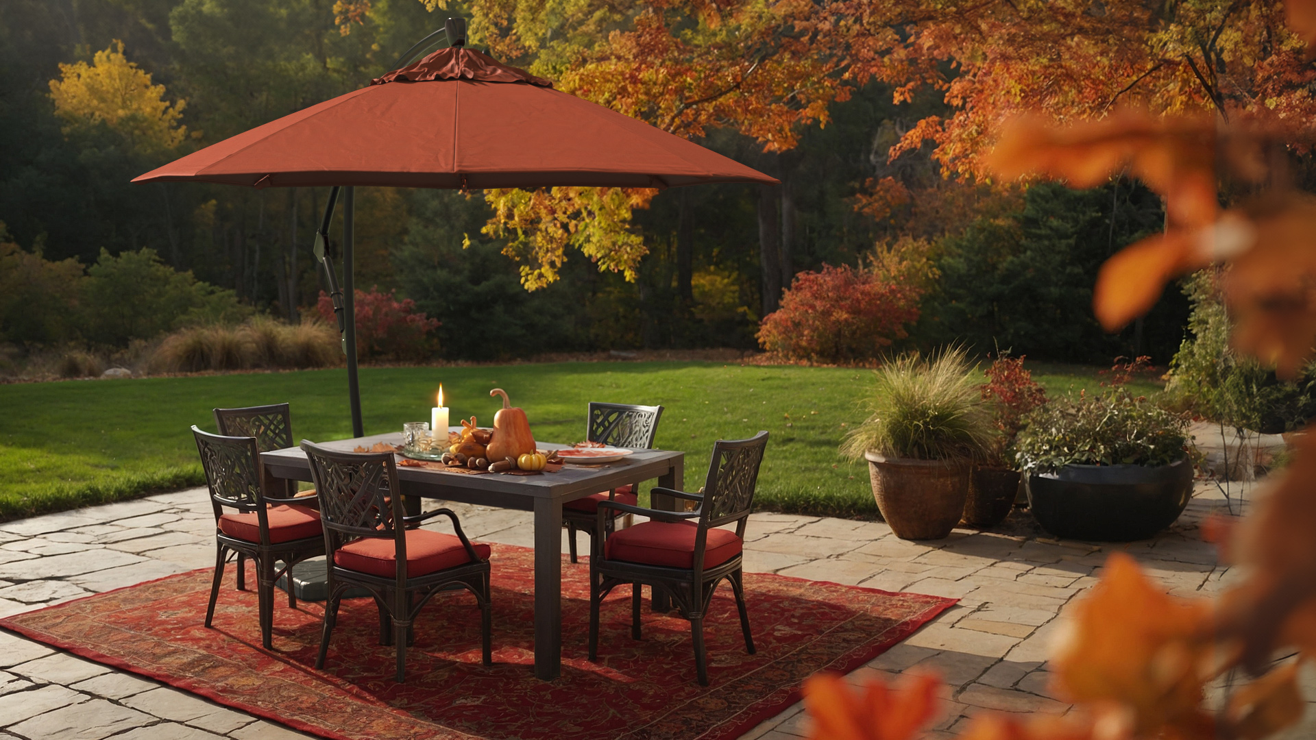 Fall Décor Inspiration: Matching Your Umbrella with Seasonal Trends