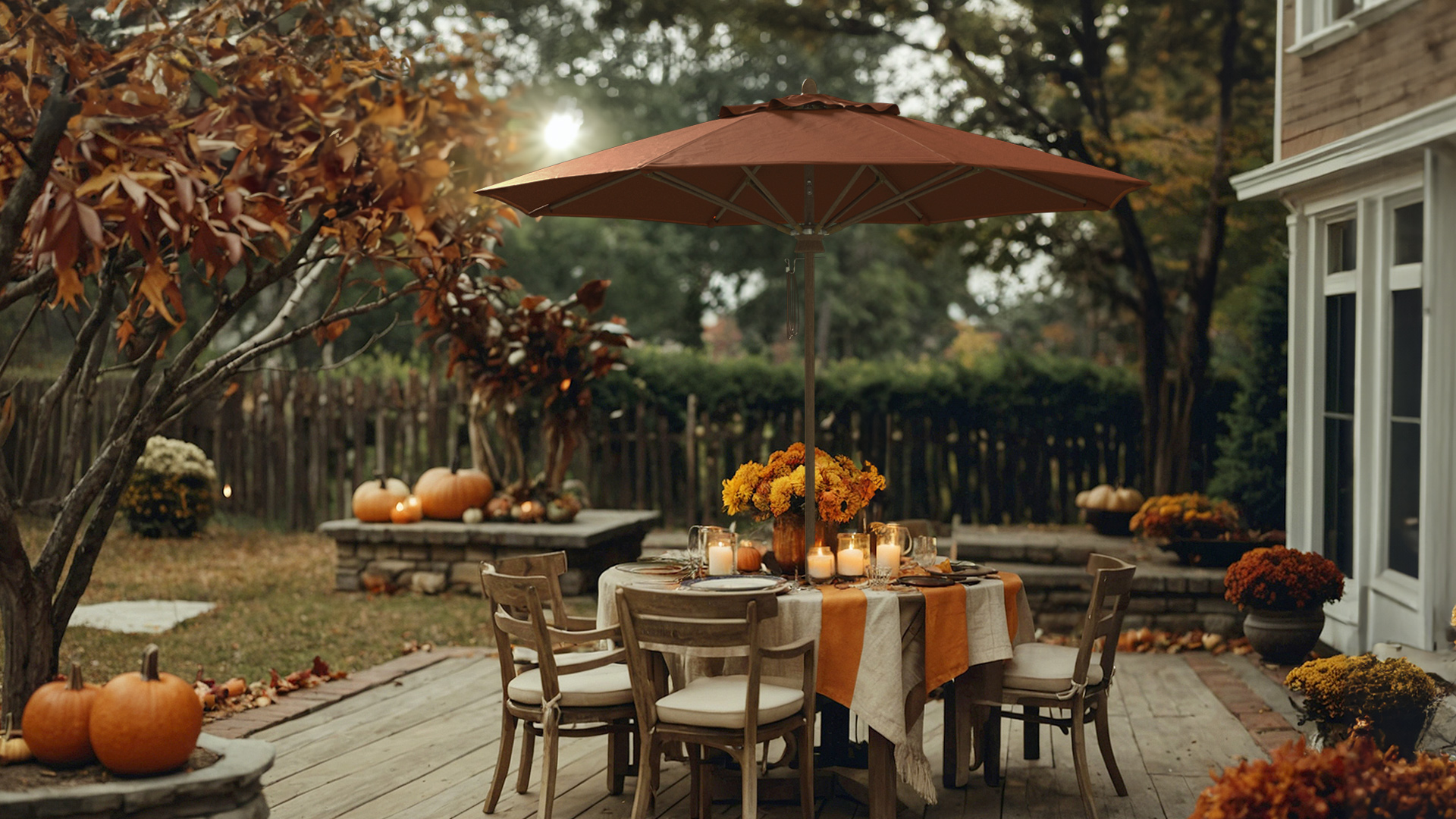 Harvest Season Entertaining: Setting The Scene with Your Patio Umbrella