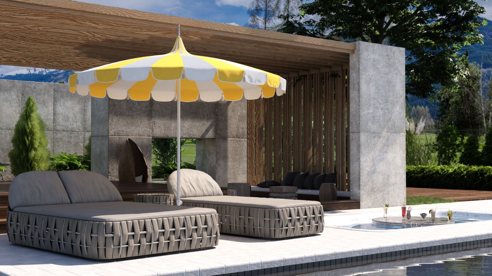 Elevate Your Outdoors: The Pagoda Umbrella Awaits