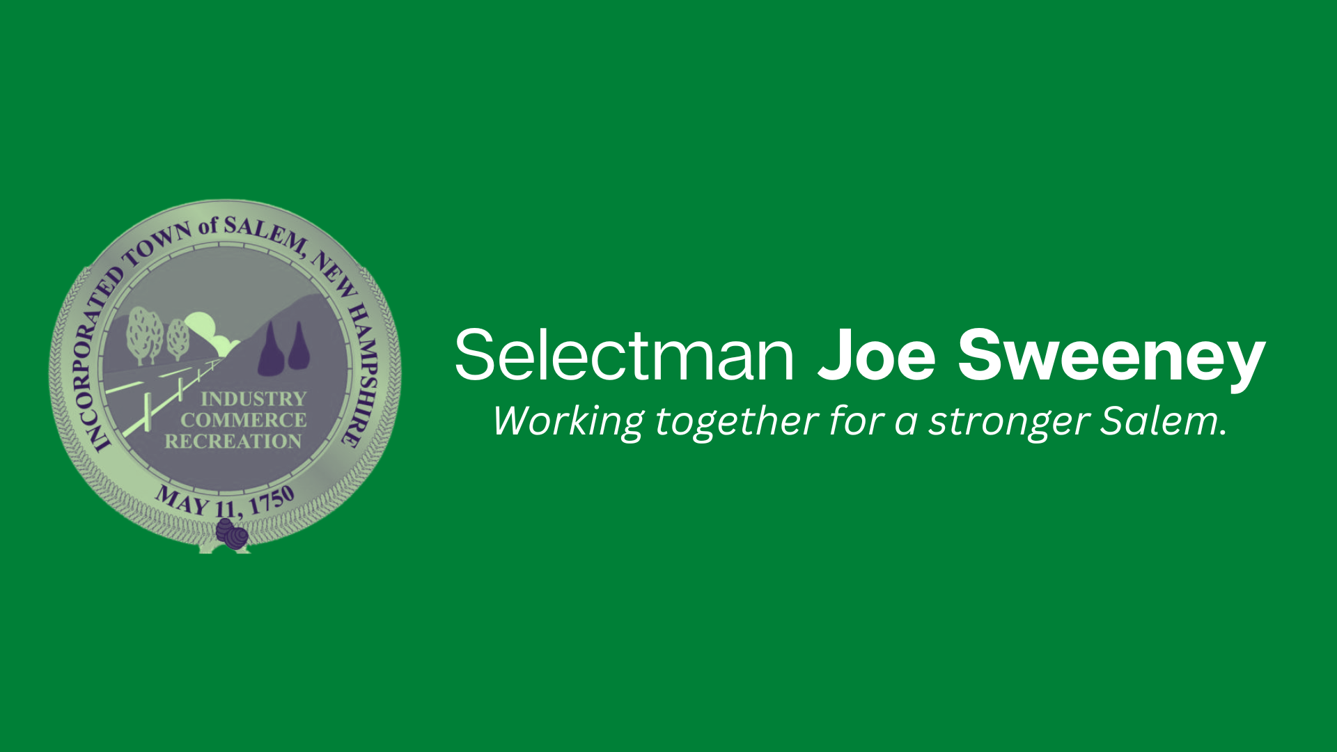 Sweeney Sworn In as Selectman