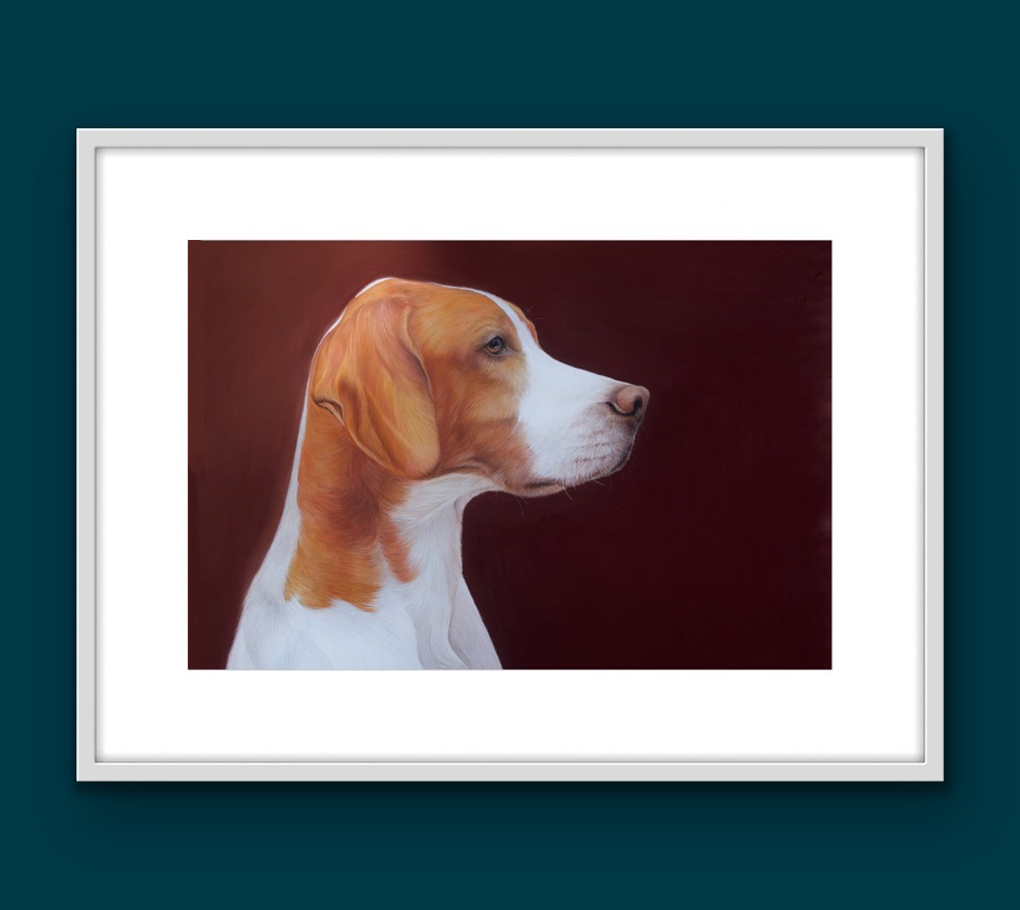 pet portraits of dogs in pastel