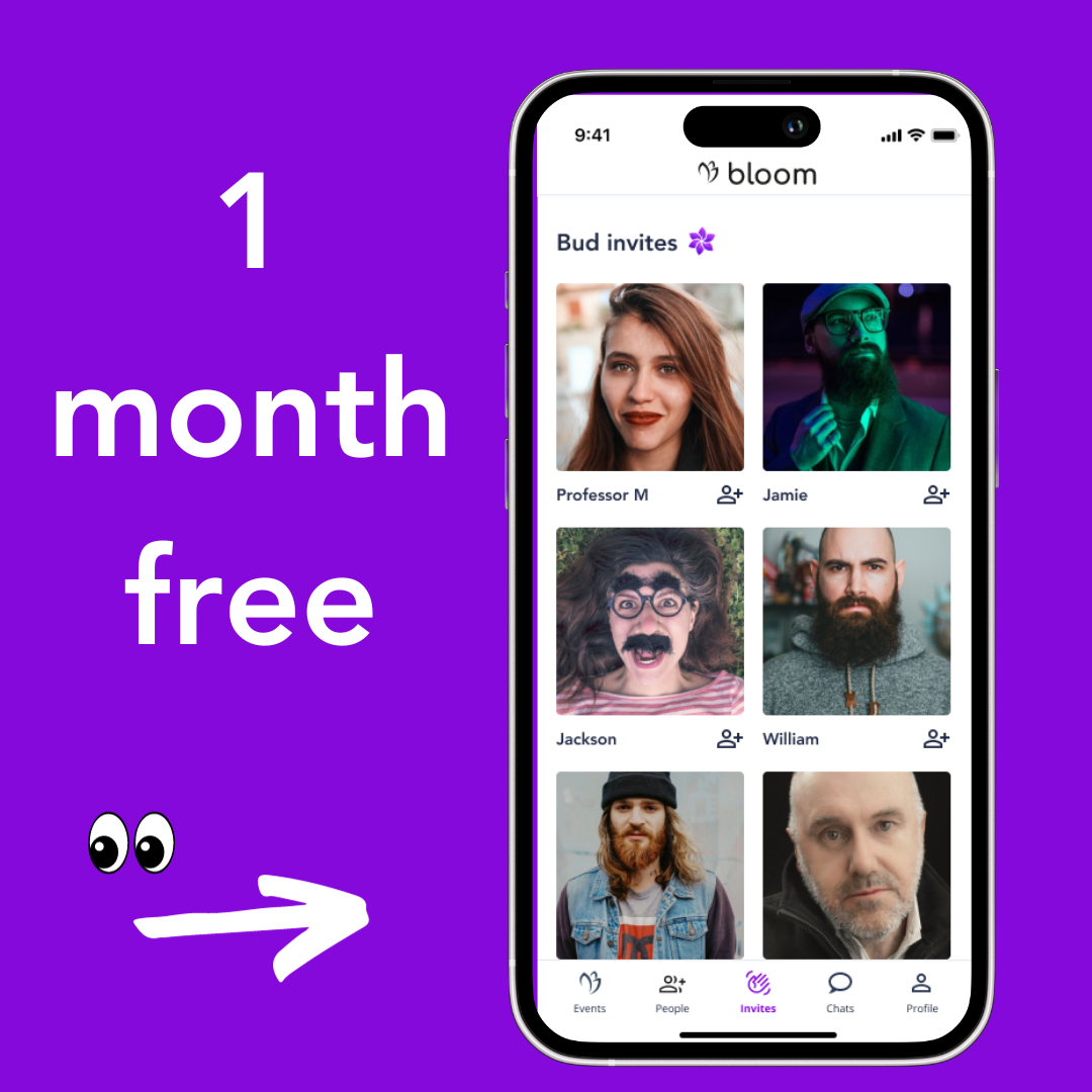 1 month membership free from Bloom