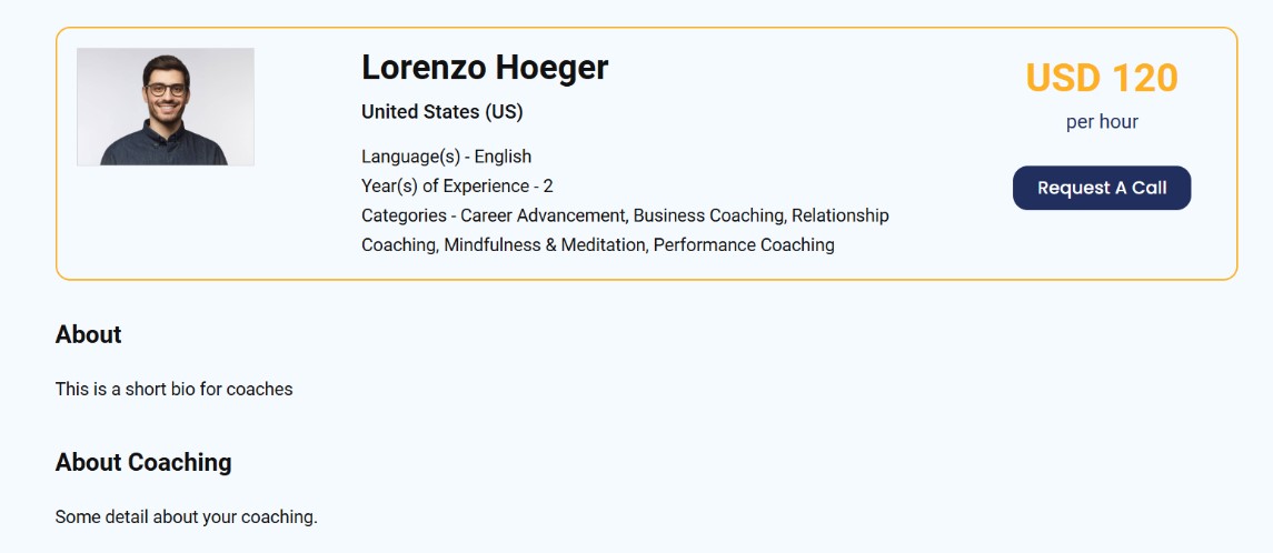 Preview Profile