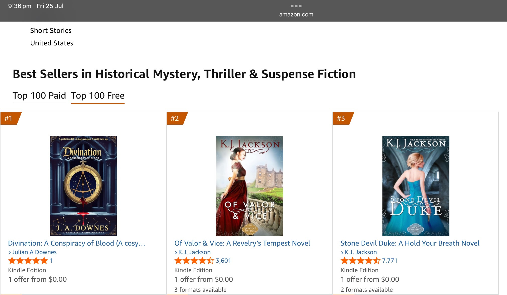 Divination is Ranked #1 in Amazon.com