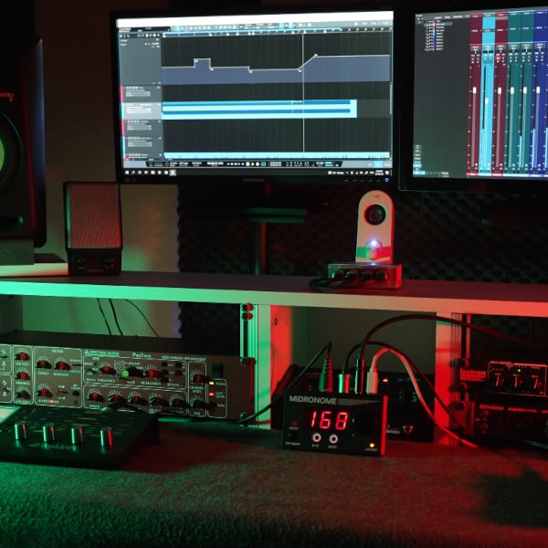 Midronome in a Recording Studio