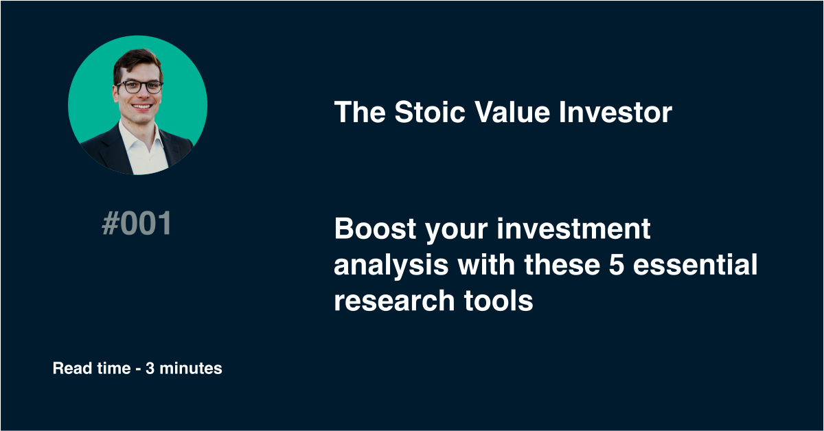 Boost your investment analysis with these 5 essential research tools