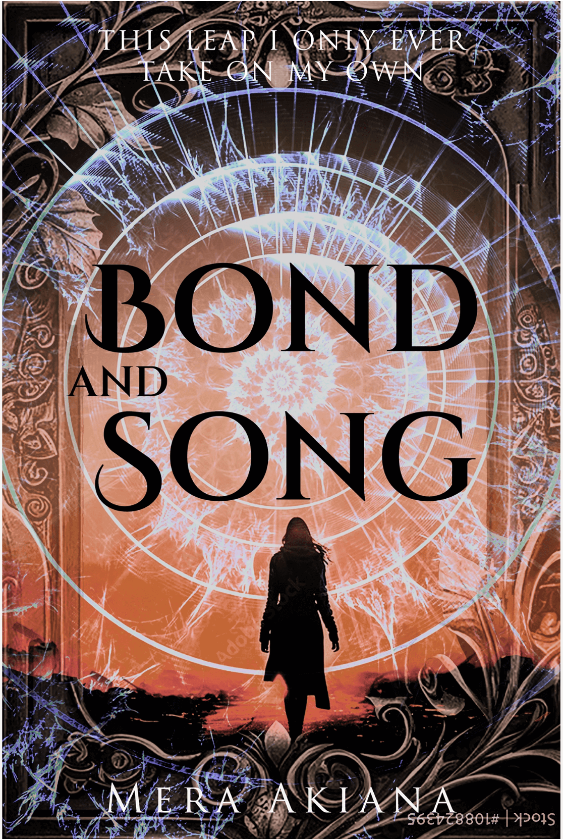 Early draft of cover design concept for Bond and Song