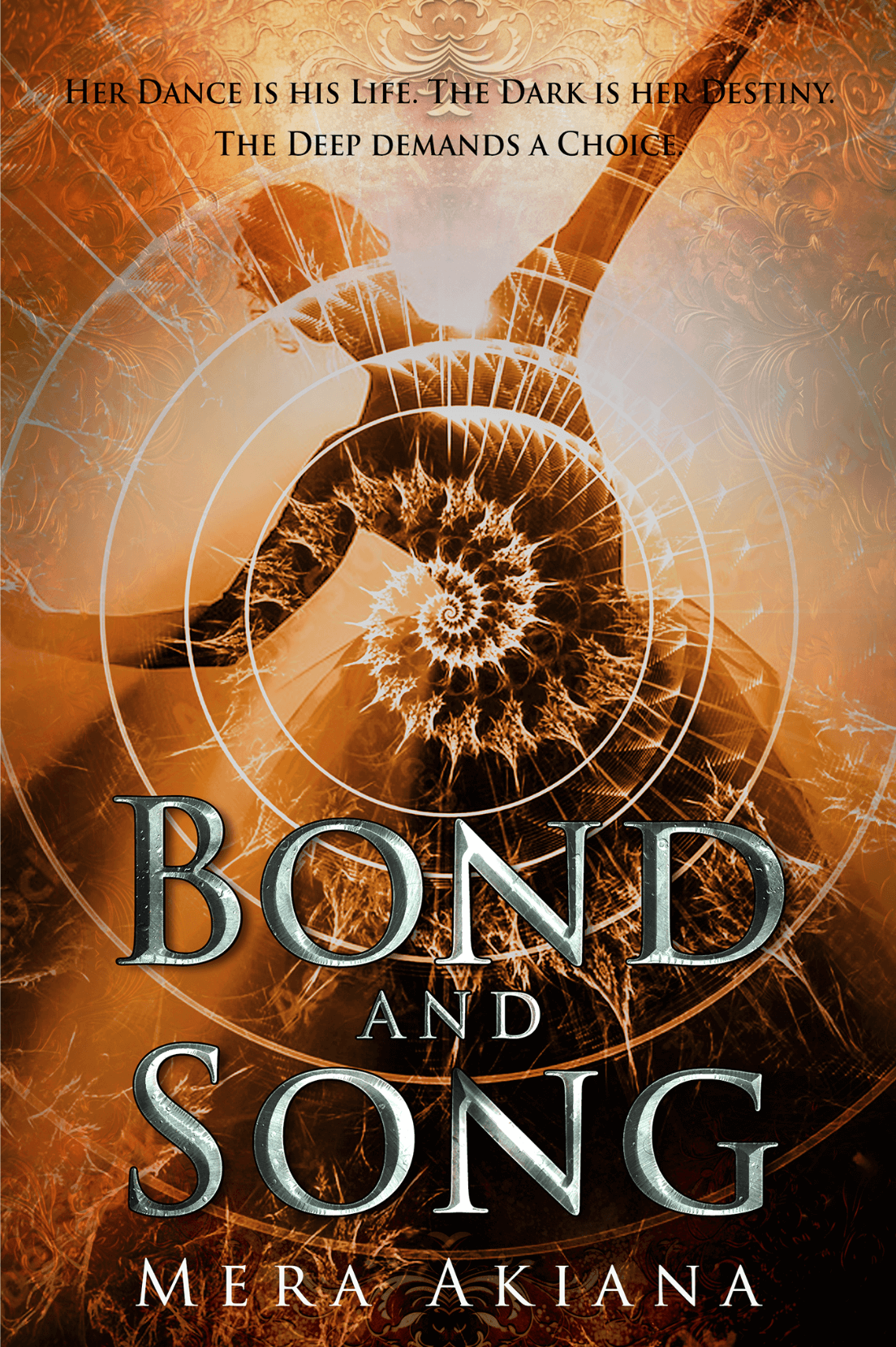Draft-in-progress of cover design for Bond and Song