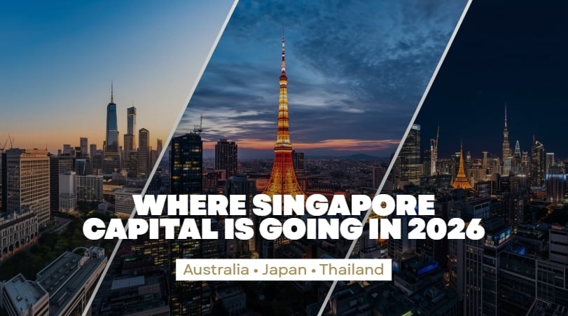 Where Singapore Capital Is Going in 2026: Australia, Japan & Thailand