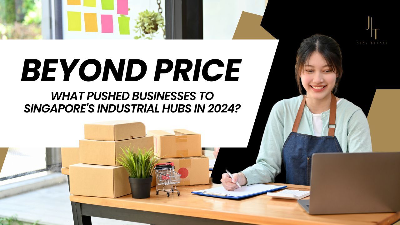 Why do businesses flock to Singapore's industrial hubs?