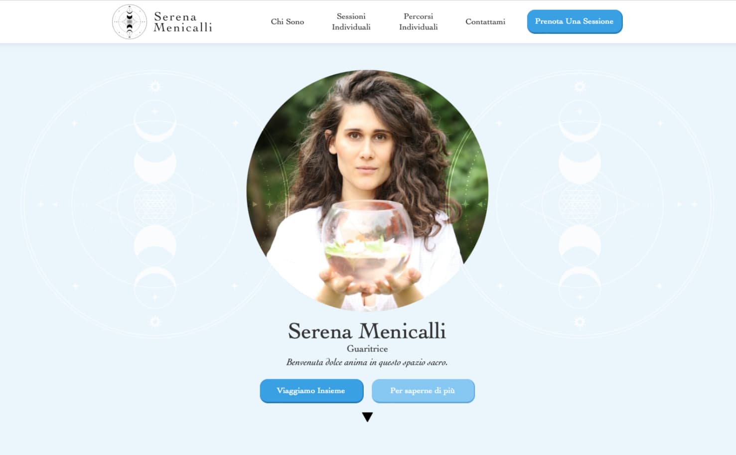 Serena Menicalli website thumbnail