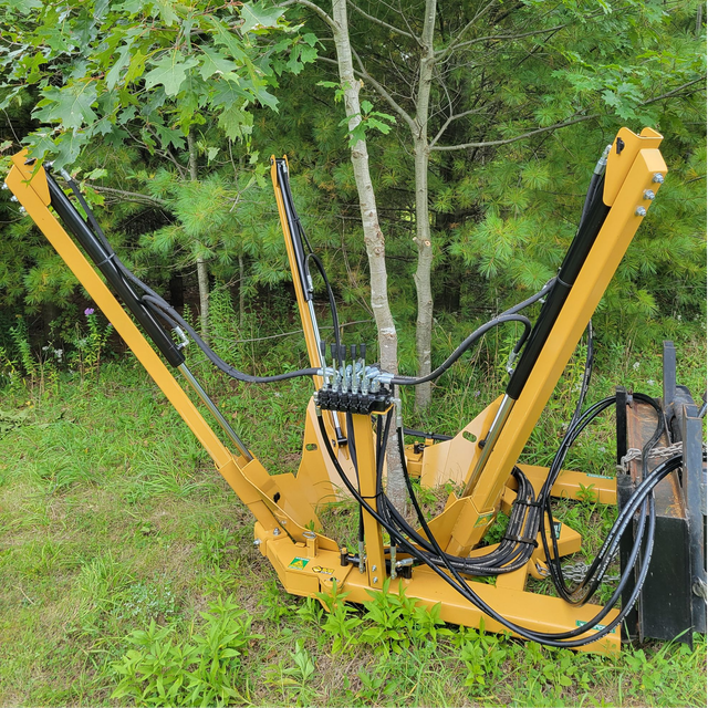 36 inch Kompact Tree Spade on pallet forks