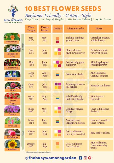 Grab my 10 Best Flower Seeds Guide