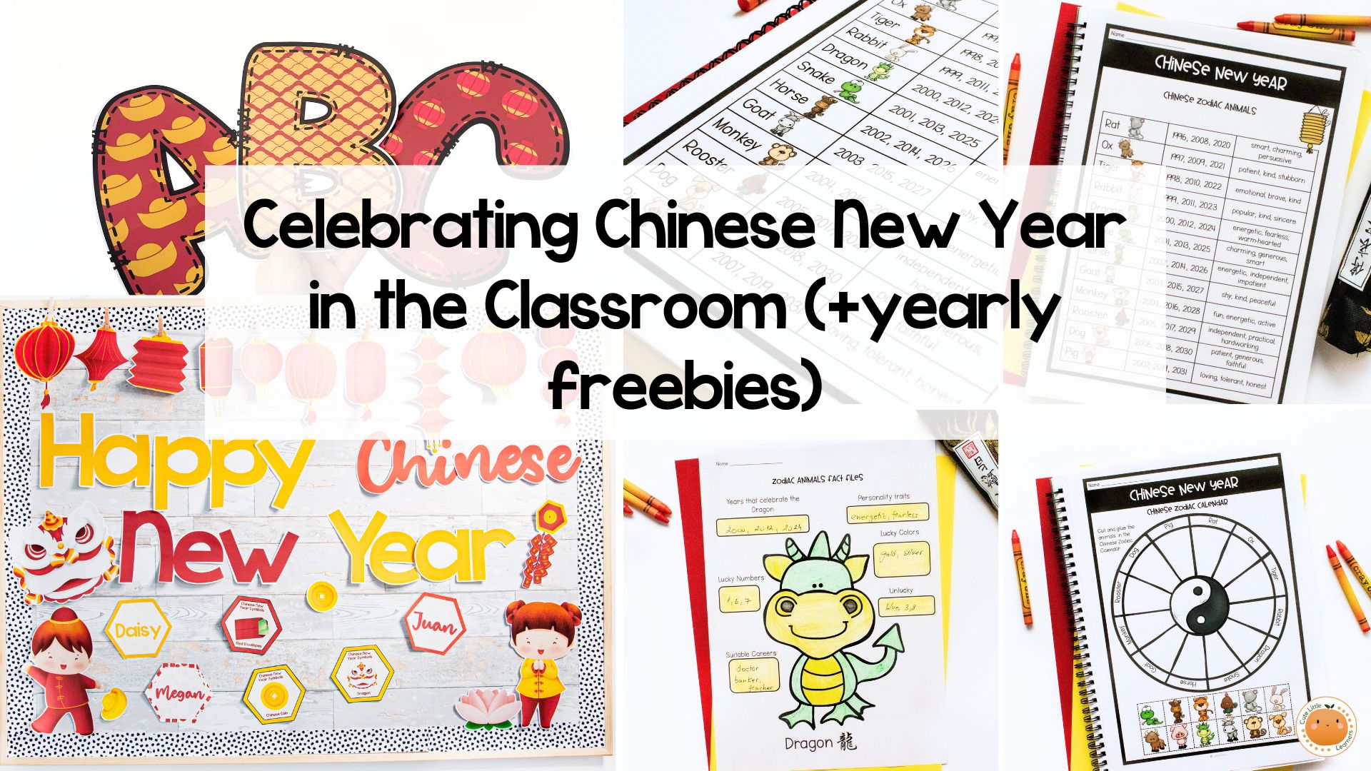 Celebrating Chinese New Year in the Classroom + Yearly Freebies