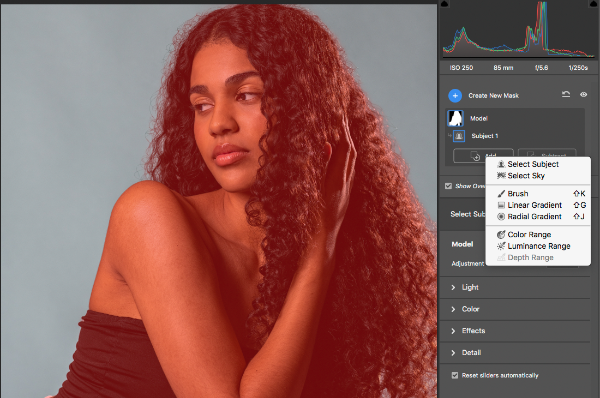 Portrait masking with Lightroom Classic