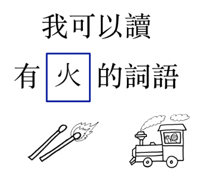 I Can Read Phrases with the Fire Character