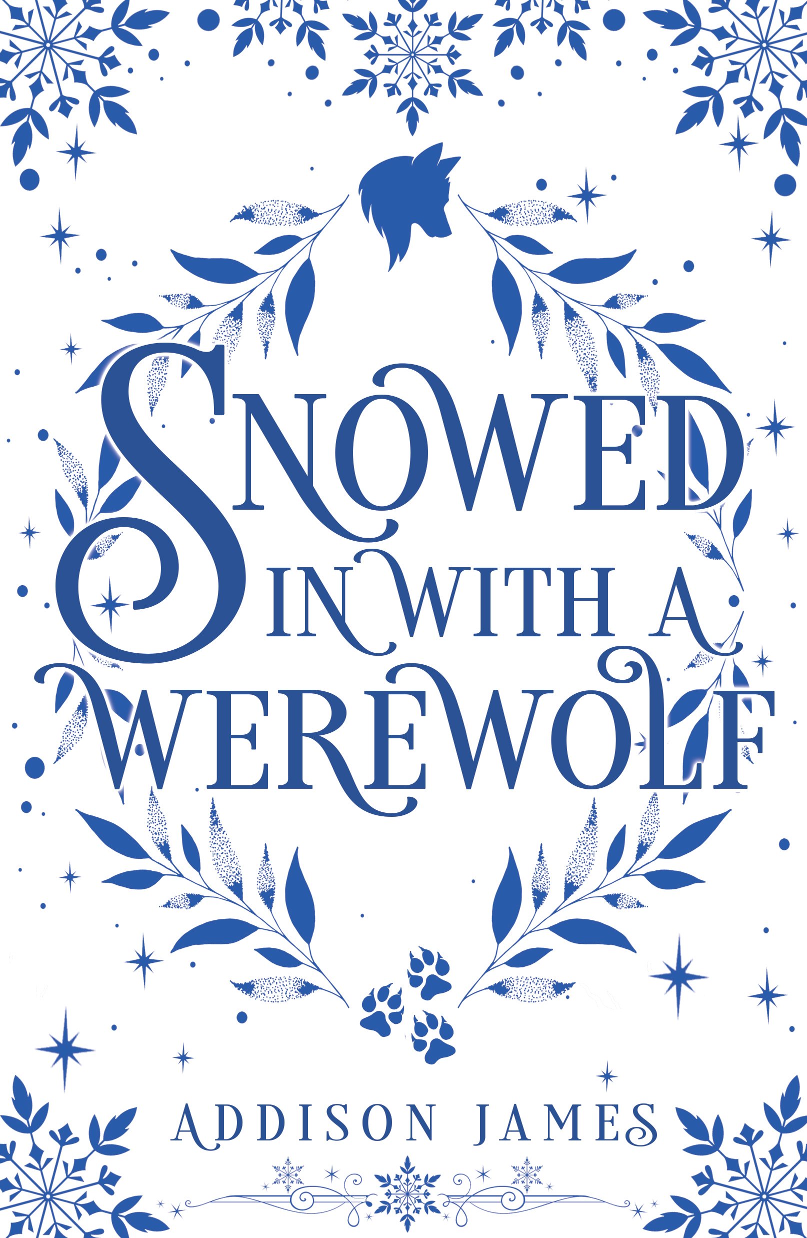 Book cover for Snowed In With A Werewolf by Addison James
