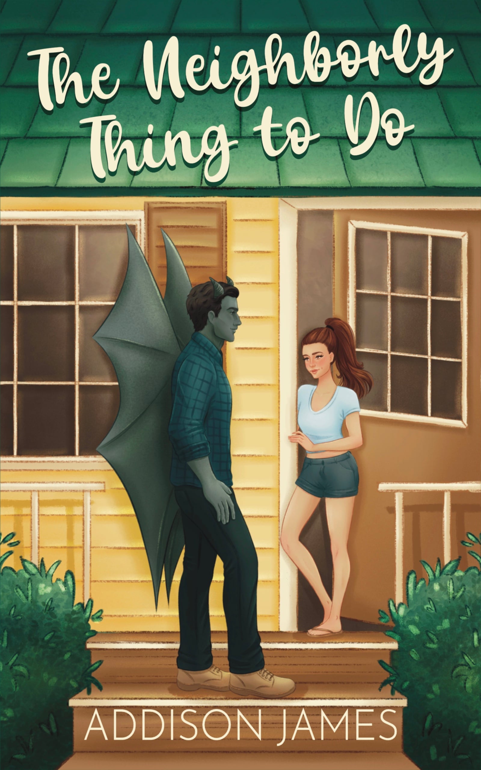 Temporary book cover for The Neighborly Thing To Do, saying Coming Soon! May 2026.