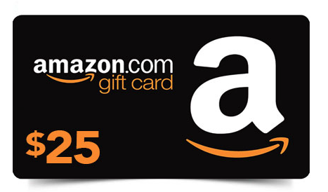 25 dollar Amazon Gift Card giveaway