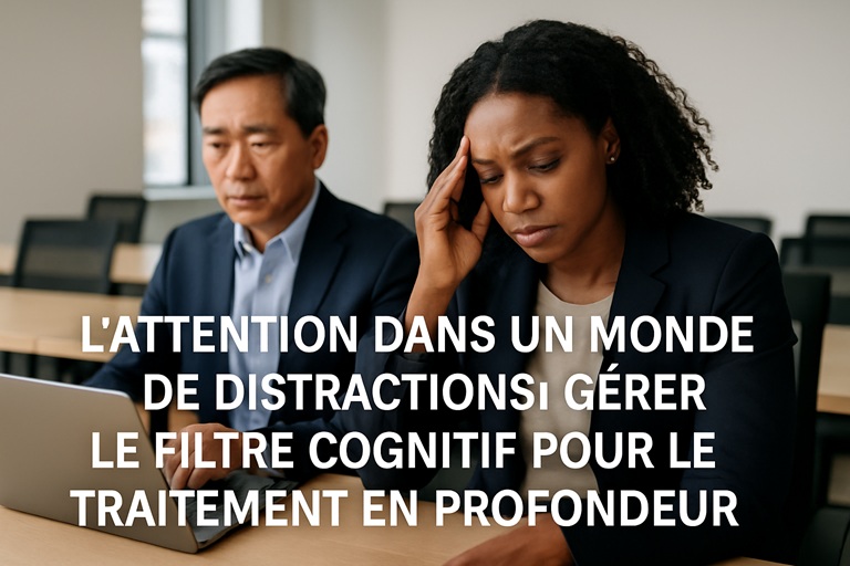 L'attention dans un monde de distractions : gérer le filtre cognitif pour le traitement en profondeur